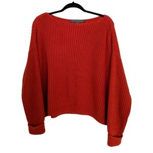 French Connection | burnt orange sweater
